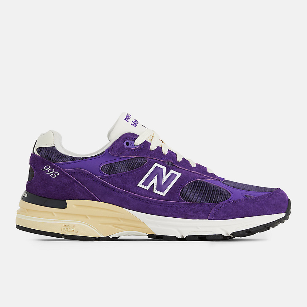 New Balance Made in USA 993 Shoes Purple with Dark Mercury